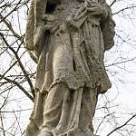 Kolín - socha sv. Jana Nepomuckého na Veltrubské, detail (2017)