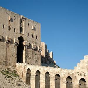 Aleppo - vstupní brána citadely