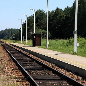 Železniční zastávka Pamerkiai