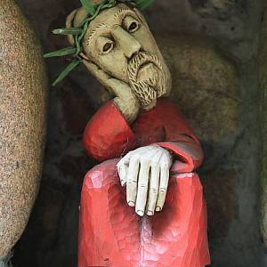 Smūtkelis - nebo-li socha Krista, který je smutný za lidské hříchy