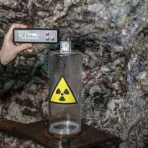 Kletno - měření radioaktivity