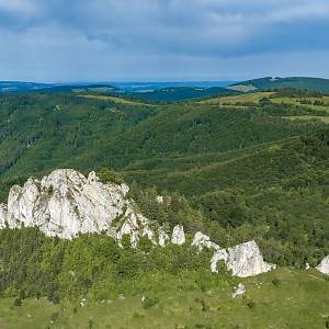 Vršatské hradní bradlo, celkový pohled