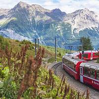 Švýcarsko - Bernina expres