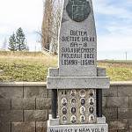 Lošánky - pamýtník padlým v 1. světové válce, detail (2019)